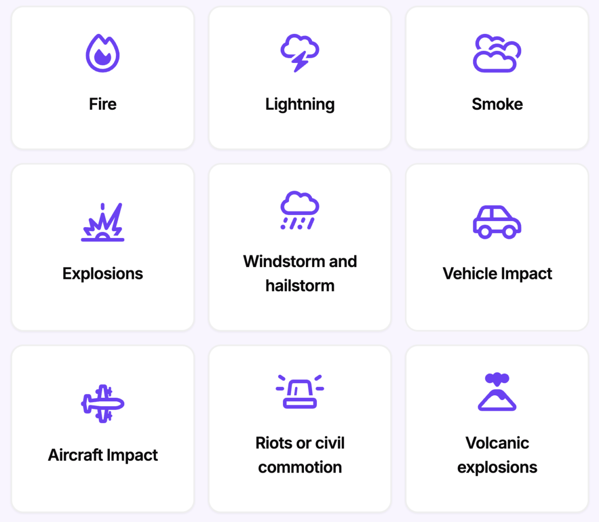 Screenshot of the basic coverage of Obie insurance