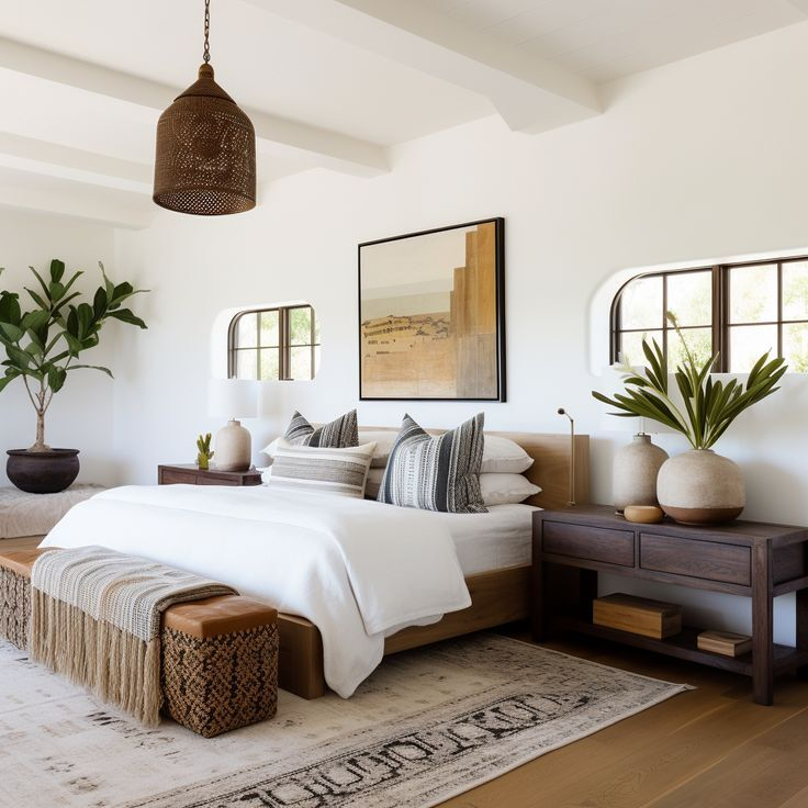 Furnished bedroom
